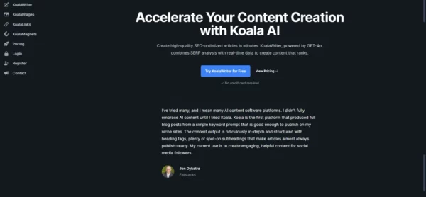 Koala Webscreenshot